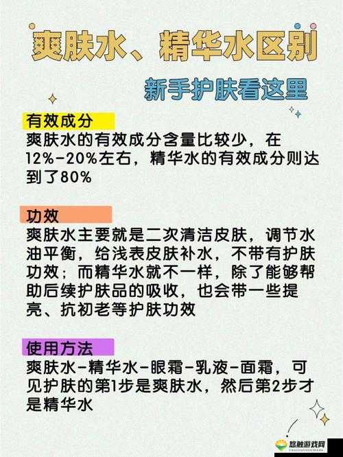 国产精华精华液一二三区别:深度解析其成分与功效差异