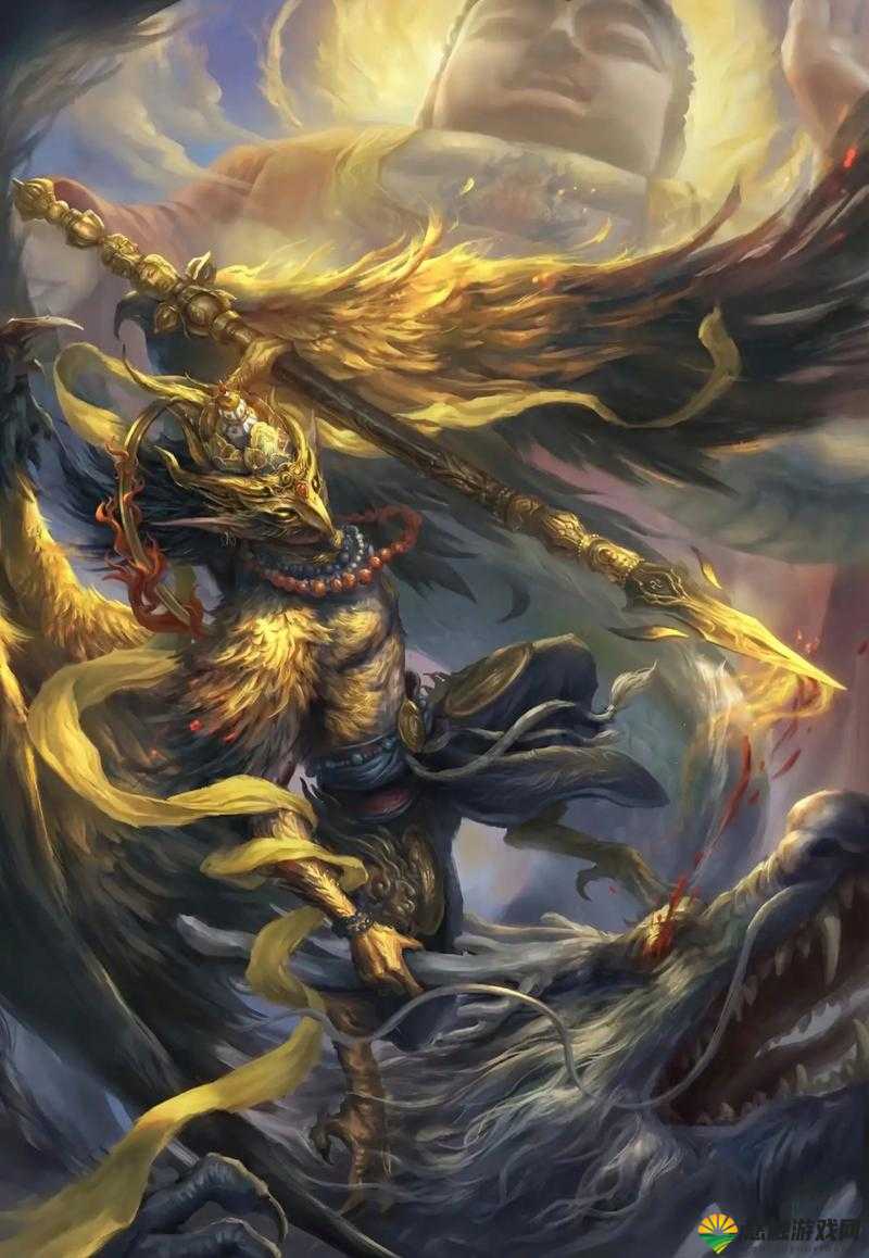 金翅大鹏迦楼罗王,神话与游戏中的辉煌身影