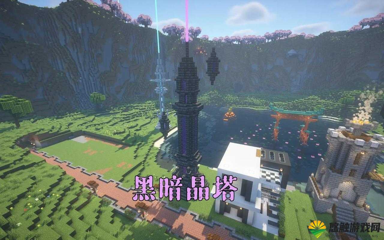 Minecraft小黑塔低成本的建造教程，资源管理的艺术