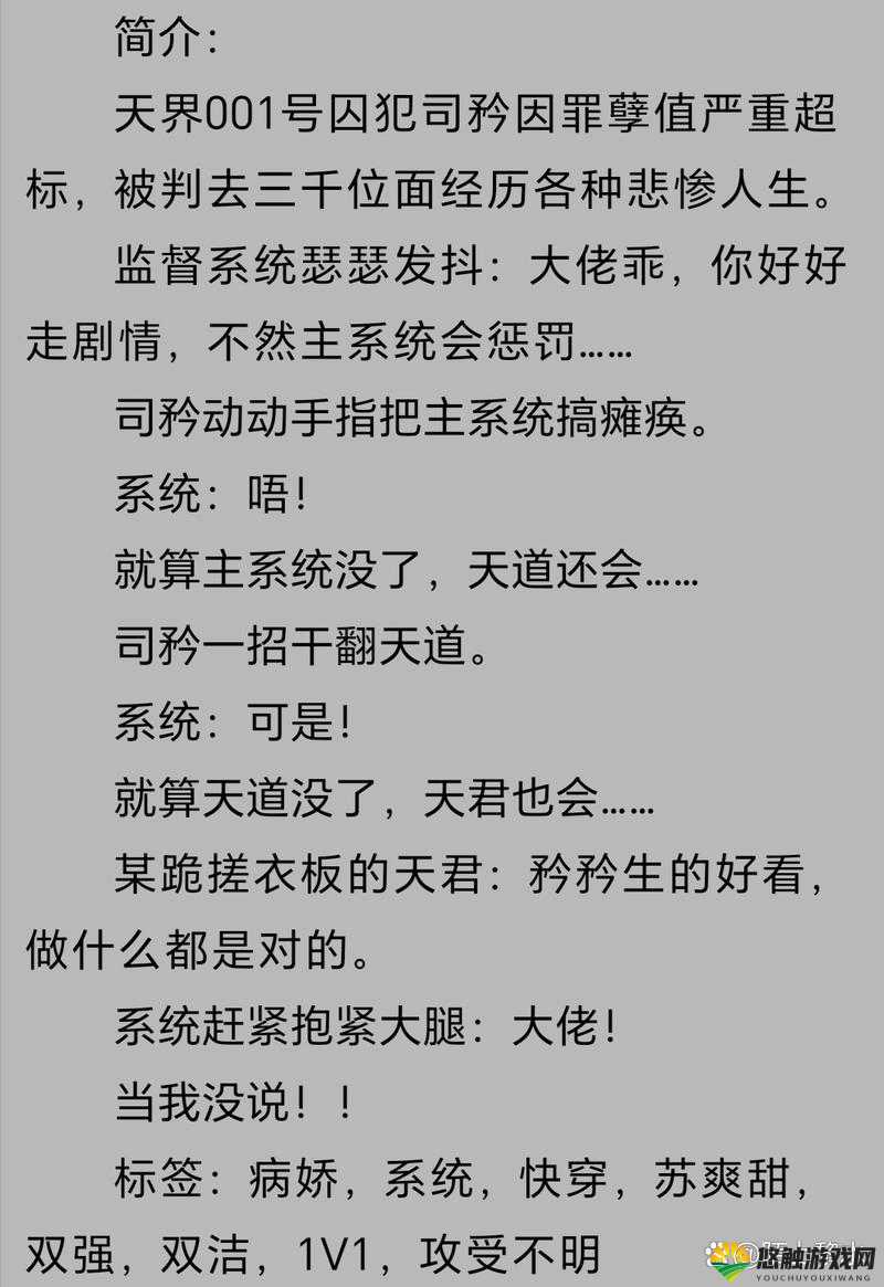 穿越系统总想guan满宿主繁体：一个关于系统和宿主的奇妙故事