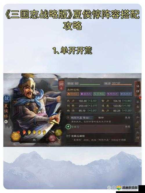 魏国超强攻略，夏侯组大神深入交流分享