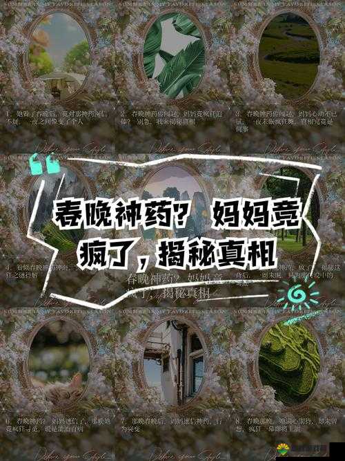 春晚药：吃了它能忍住吗？背后的真相令人震惊