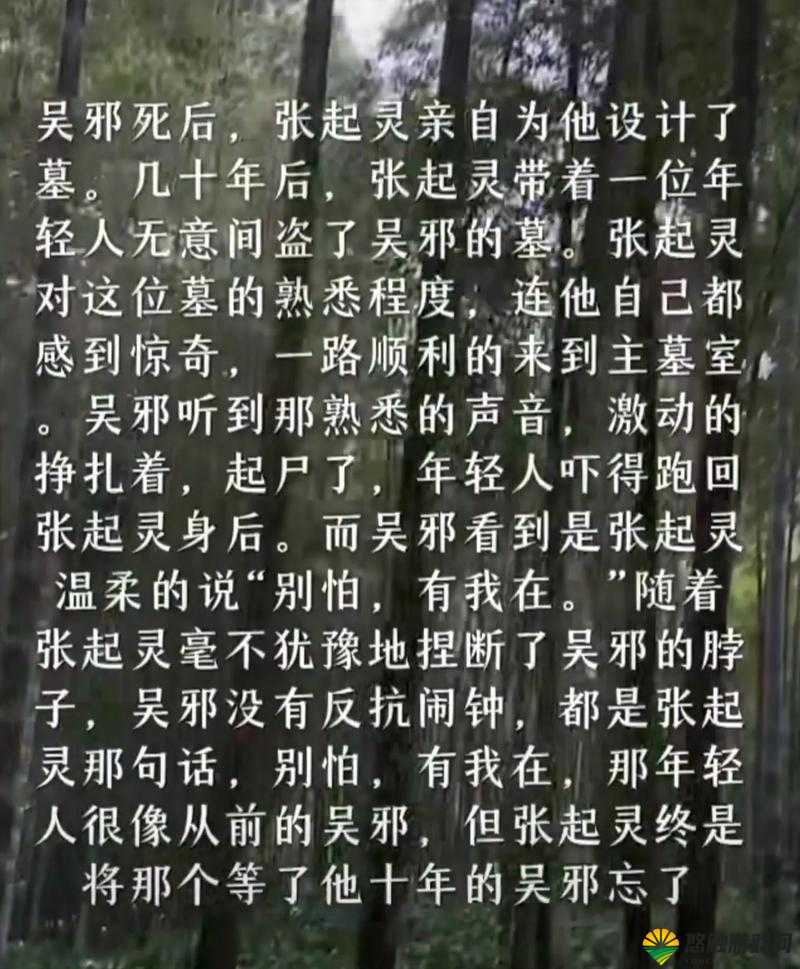 吴邪哭着喊着让小哥退出去，这一幕背后的情感纠葛与剧情发展解析