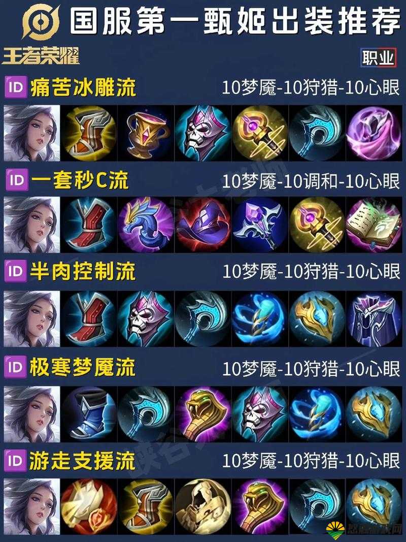 王者荣耀S9甄姬铭文搭配，S9赛季甄姬铭文怎么搭配