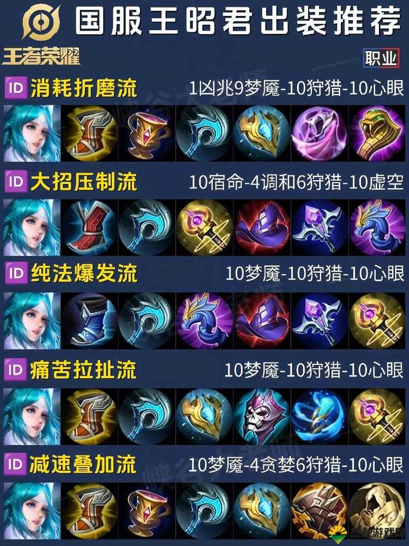 王者荣耀S9王昭君铭文搭配，演变史专题