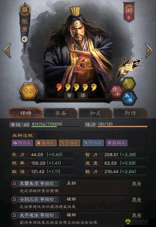 乱世王者张角怎么样？乱世王者张角技能属性图鉴深度解析
