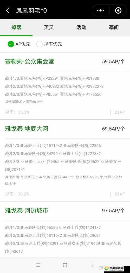 FGO第五章羽毛获取秘籍，揭秘高效掉落点