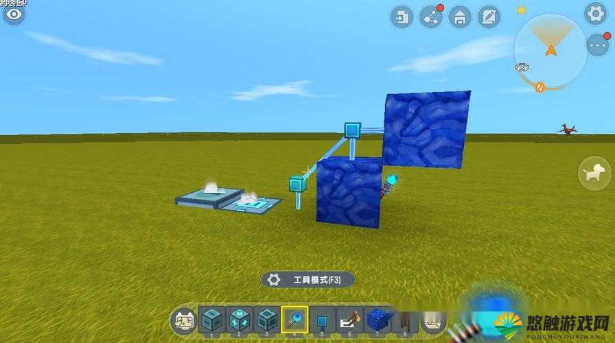 迷你世界蓝色电能线制作与合成深度解析
