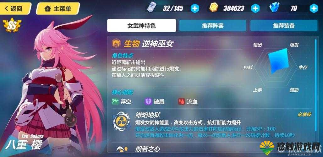 崩坏3逆神巫女和绯红共用什么技能
