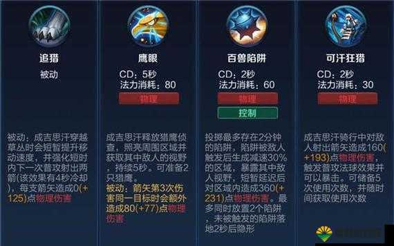 王者荣耀成吉思汗召唤师技能演变史专题
